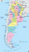 Географическая карта-Аргентина-political-map-of-Argentina.gif