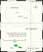 Kaart (cartografie)-Tokelau-Tokelau_Map.png