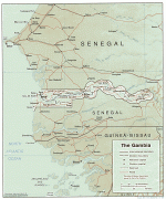 Kaart (cartografie)-Gambia (land)-sr_ga_1988.gif