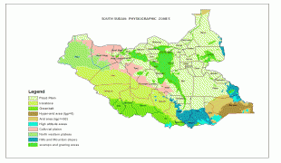Ģeogrāfiskā karte-Dienvidsudāna-south-sudan-map-physiographic-zones.png