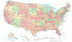 Географическая карта-Соединённые Штаты Америки-USA-081919.jpg