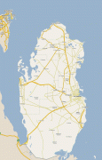 Kaart (cartografie)-Qatar-qatar.jpg