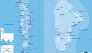 Географічна карта-Мальдіви-Maldives-physical-map.gif