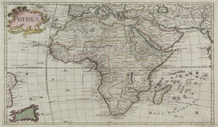 Kort (geografi)-Afrika-Africa_Map_1745_(rus).jpg