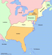 Географическая карта-Северная Америка-Map_of_Eastern_North_America_(13_Fallen_Stars).png