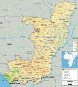 Žemėlapis-Kongo Demokratinė Respublika-Congo-physical-map.gif