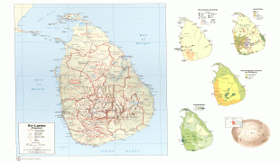 Kaart (cartografie)-Sri Lanka-txu-pclmaps-oclc-5446849-sri_lanka_1974.jpg