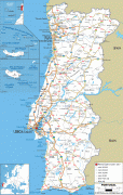 Carte géographique-Portugal-Portugal-road-map.gif