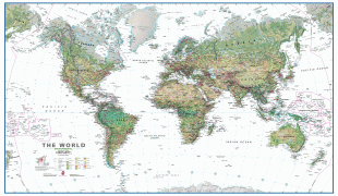 Географическая карта-Мир-white-environmental-world-map-poster.jpg