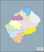 Kaart (cartografie)-Lesotho-lesotho23.gif