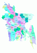 Kaart (cartografie)-Bangladesh-Bangladesh.jpg