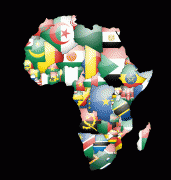 Ģeogrāfiskā karte-Āfrika-AfricaFlagMap.jpg