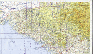 Kaart (cartografie)-Guinee-Mapa-Topografico-de-Guinea-Central-y-Occidental-6128.jpg