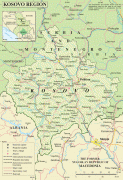 Географічна карта-Республіка Косово-Kosovo_map.png