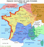 Karte (Kartografie)-Frankreich-Vichy_France_Map.jpg