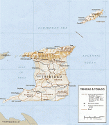 Žemėlapis-Trinidadas ir Tobagas-Trinidad_and_Tobago_map.png