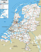 Географическая карта-Нидерланды-large_road_map_of_netherlands.jpg