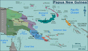 Kaart (cartografie)-Papoea-Nieuw-Guinea-PNG_Regions_map.png