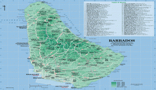 Географическая карта-Барбадос-Barbados06.gif