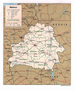 Karte (Kartografie)-Weißrussland-belarus-map-1.jpg