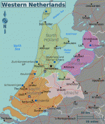 Karte (Kartografie)-Niederlande-Western-netherlands-map.png
