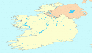 Karte (Kartografie)-Irland (Insel)-Ireland_map_blank.png
