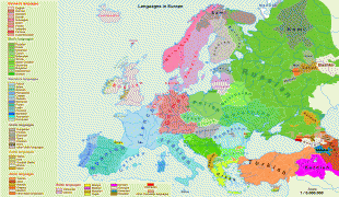Karte (Kartografie)-Europa-Languages_of_Europe_map.png