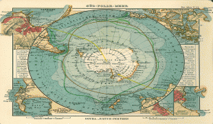 Карта (мапа)-Антарктик-Antarctica-map-1906.jpg