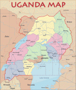 Kaart (cartografie)-Oeganda-Uganda_map.gif