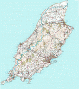 Географическая карта-Остров Мэн-endtoendroutemap.gif