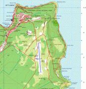 Kaart (cartografie)-Christmaseiland-Christmas-Island-2008-Airport-Map-GA.jpg