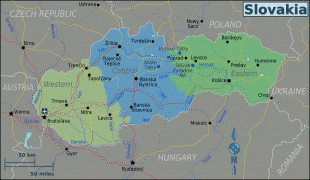 Карта-Словакия-Slovakia_Regions_map.png