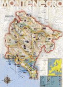 Kaart (cartografie)-Montenegro-Montenegro-Map-2.jpg
