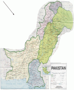 Kaart (cartografie)-Pakistan-pakistan.jpg