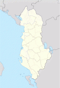 Bản đồ-Sân bay quốc tế Tirana Nënë Tereza-Albania_location_map.svg.png